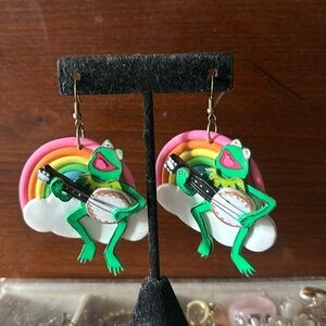 Kermit earrings